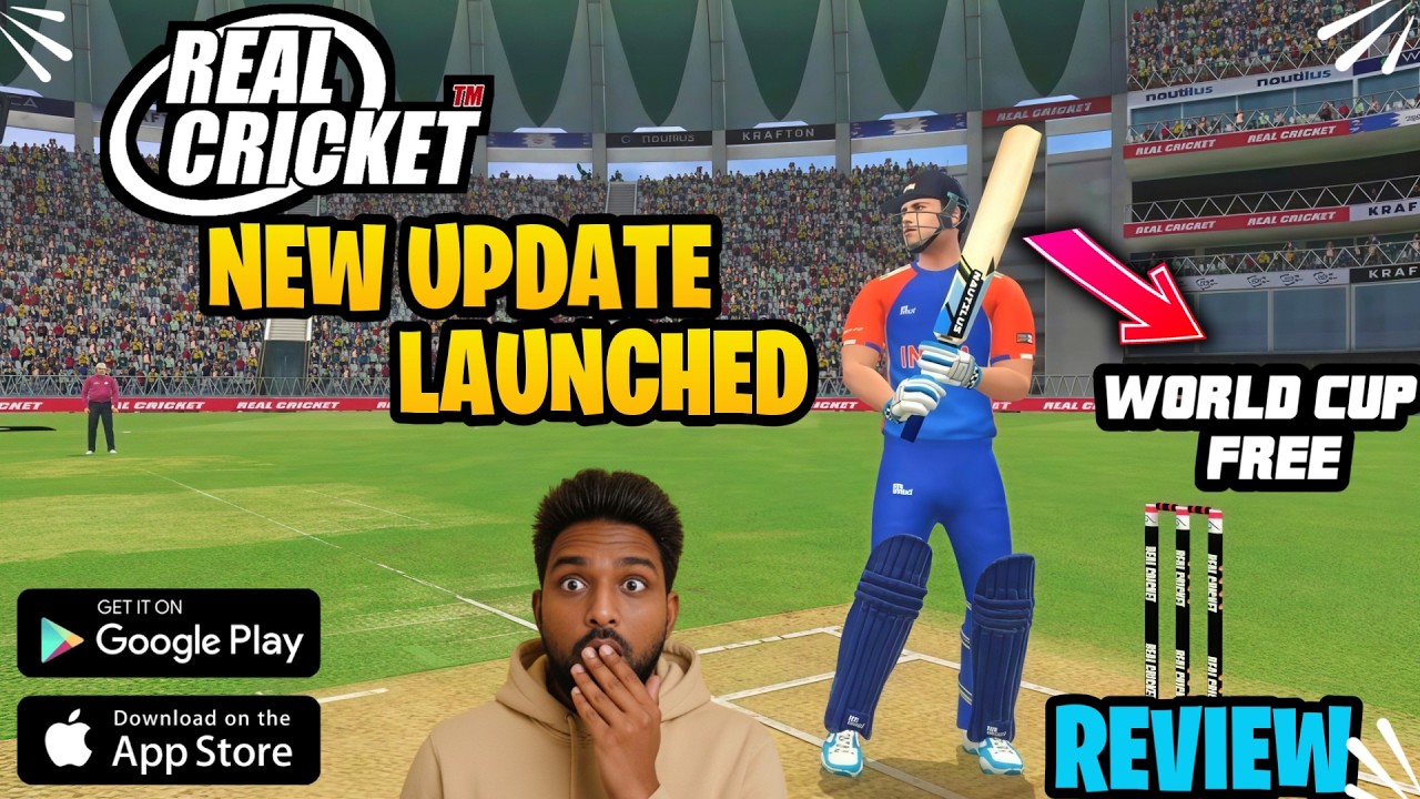 Real Cricket New Update Launched ! T20 World Cup Mode & New Pass ! Gameplay Review