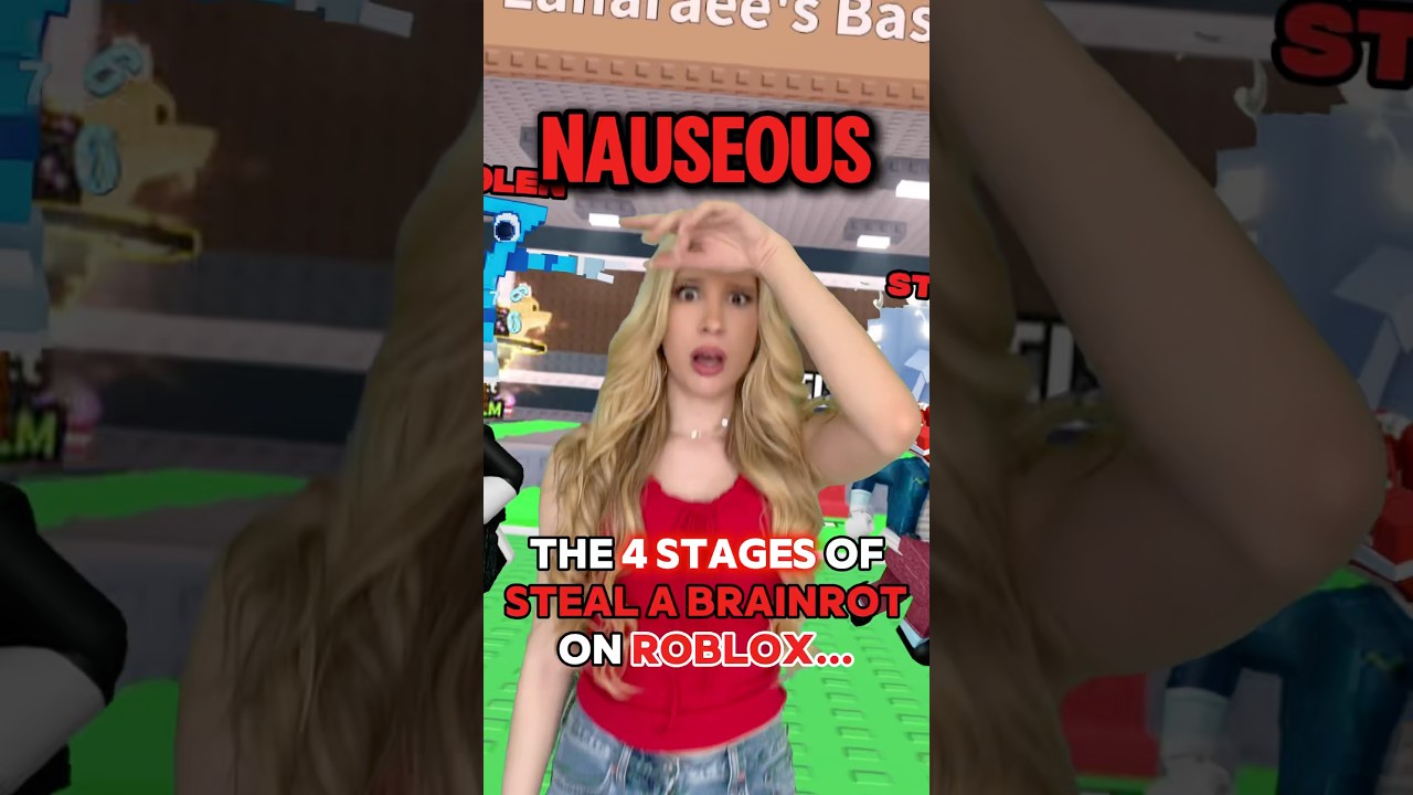 The 4 &ldquo;STAGES&rdquo; of Playing STEAL A BRAINROT on ROBLOX! 👋