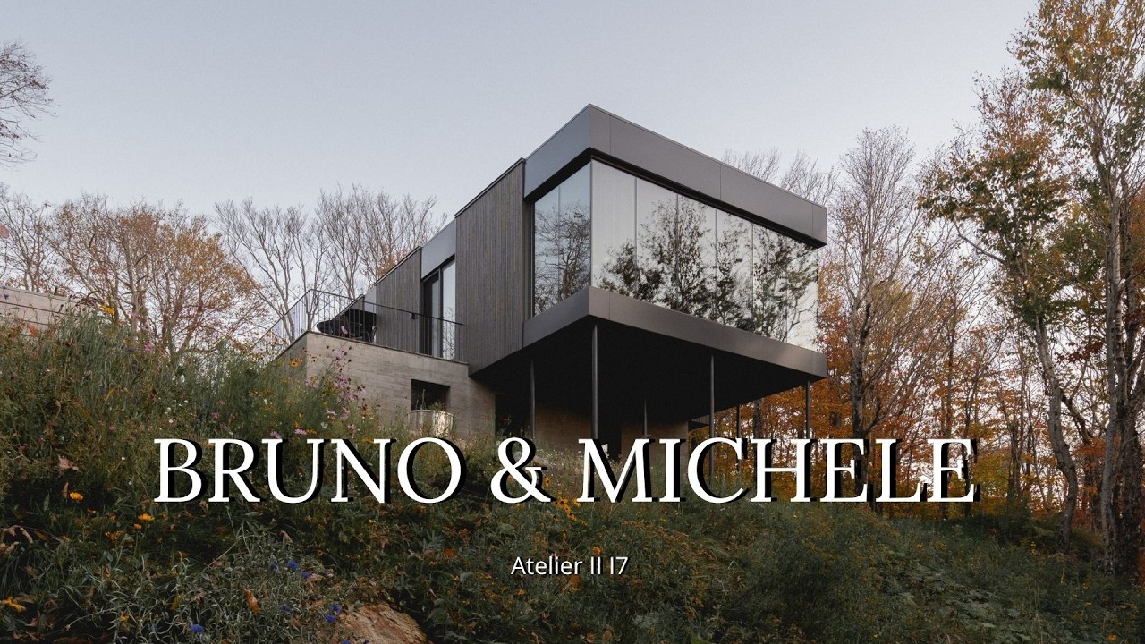 Architecture Growing from the Slope: Bruno & Michèle House