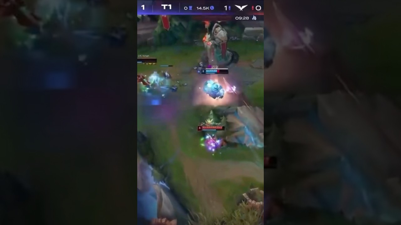 LCK DK Khan pickleball T1 Canna Target R Ashe - Jayce outplay Gragas #leagueoflegends