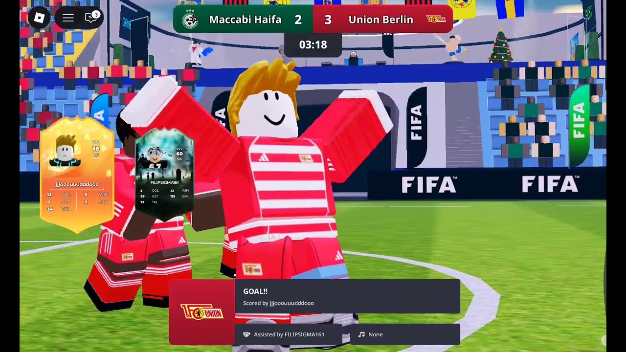 مبارة نارية مع صديقي احمد روبلوكس🏆🔥