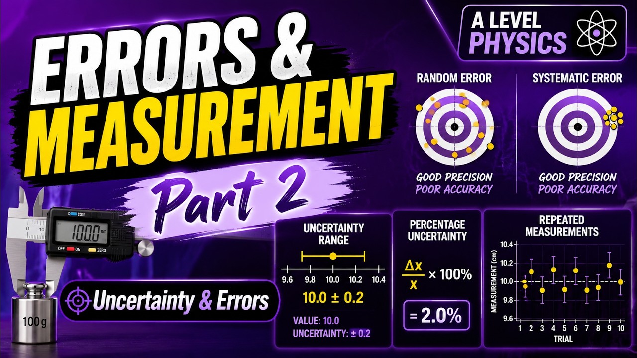 Part 2 - Errors and measurement