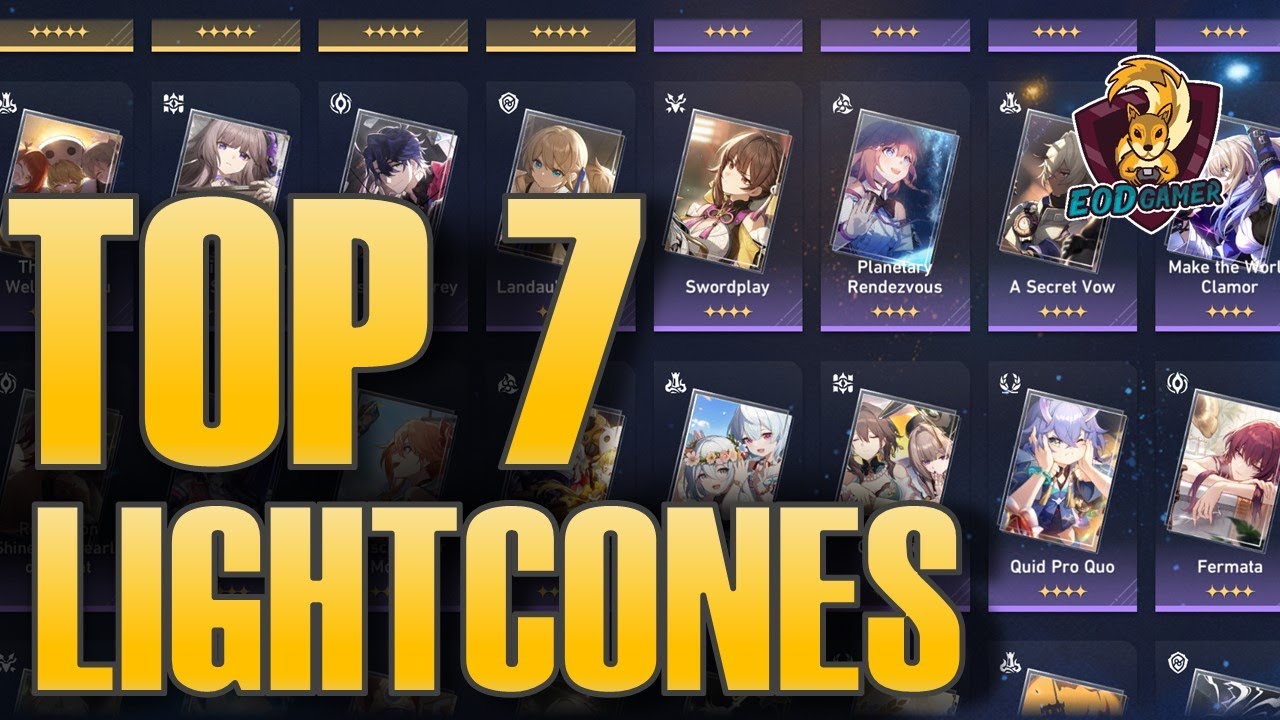 Top 7 Lightcones in Honkai Star Rail (for 4* Lightcones)
