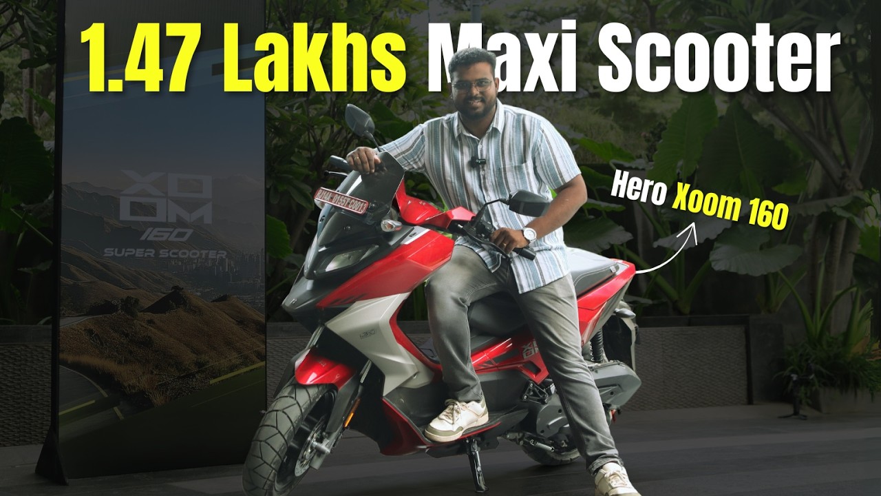 🤔 Maxi Scooter at ₹1.47 Lakh – Hero Xoom 160 Worth It? | Tamil Review