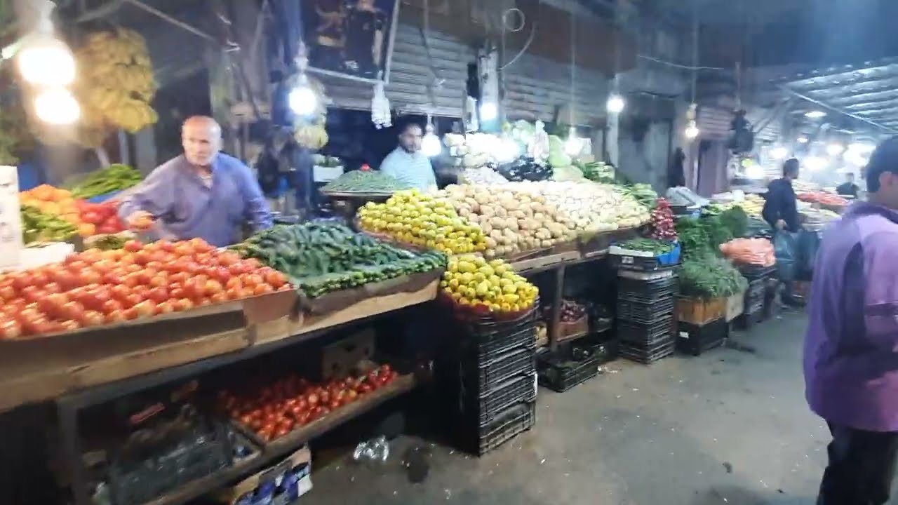 Down town market in amman, jordan ( سوق الخضار بوسط البلد ، عمان الأردن)