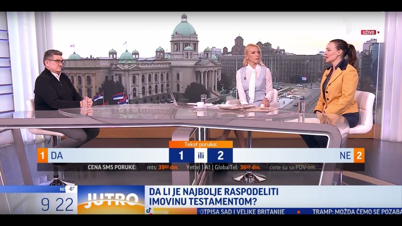 Jovanka Zečević i Radoslav Milovanović: Da li je najbolje podeliti imovinu testamentom?