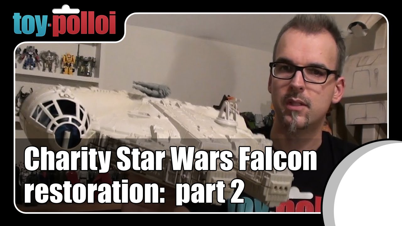 Charity Vintage Star Wars Falcon Restoration project Part 2/3