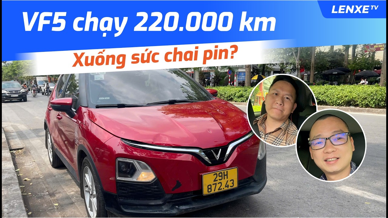 Chạy 220.000 km VF5 “xuống sức chai pin” bao nhiêu ? Chi phí bảo dưỡng ra sao ?