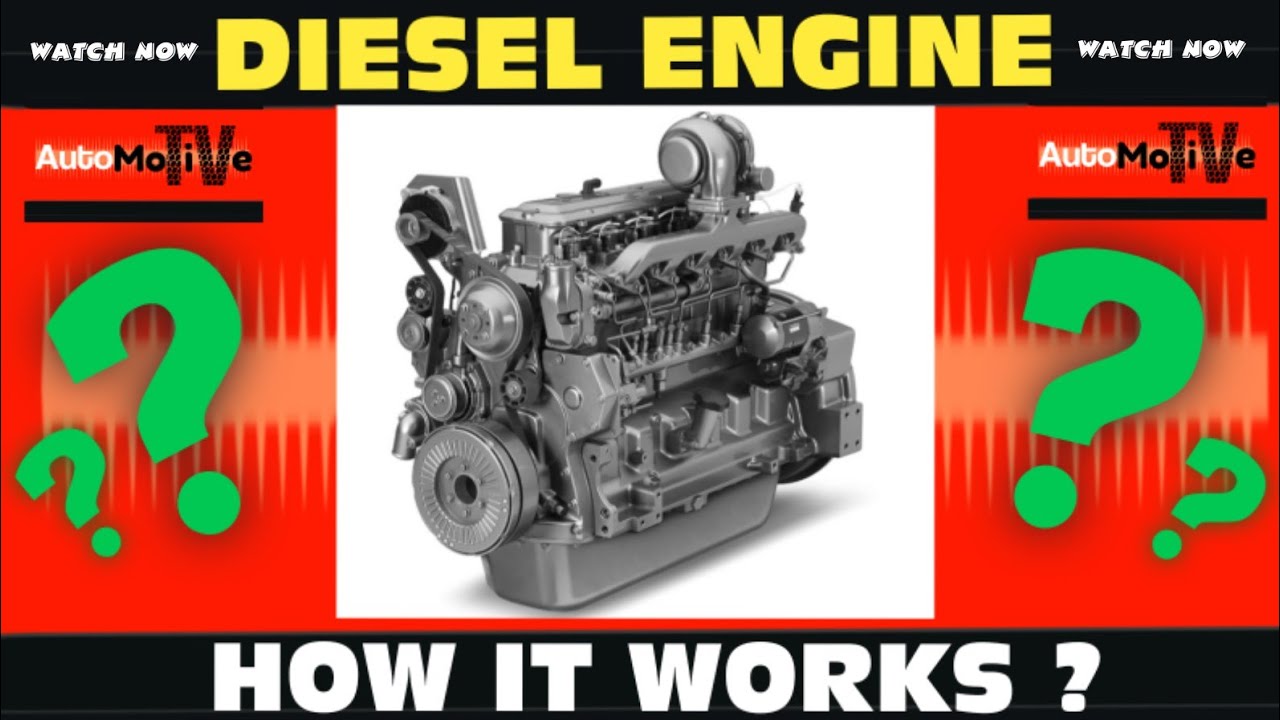 How Diesel Engine Works ( components)