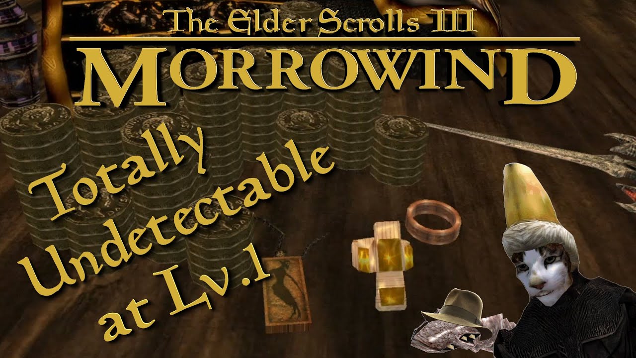 Undetectable at Lv1: Steal ANYTHING in Morrowind with the Amulet of Shadows and Ring of Surroundings