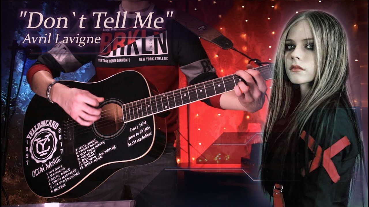 Avril Lavigne - Don`t Tell Me | Acoustic guitar cover/tutorial | Play along chords