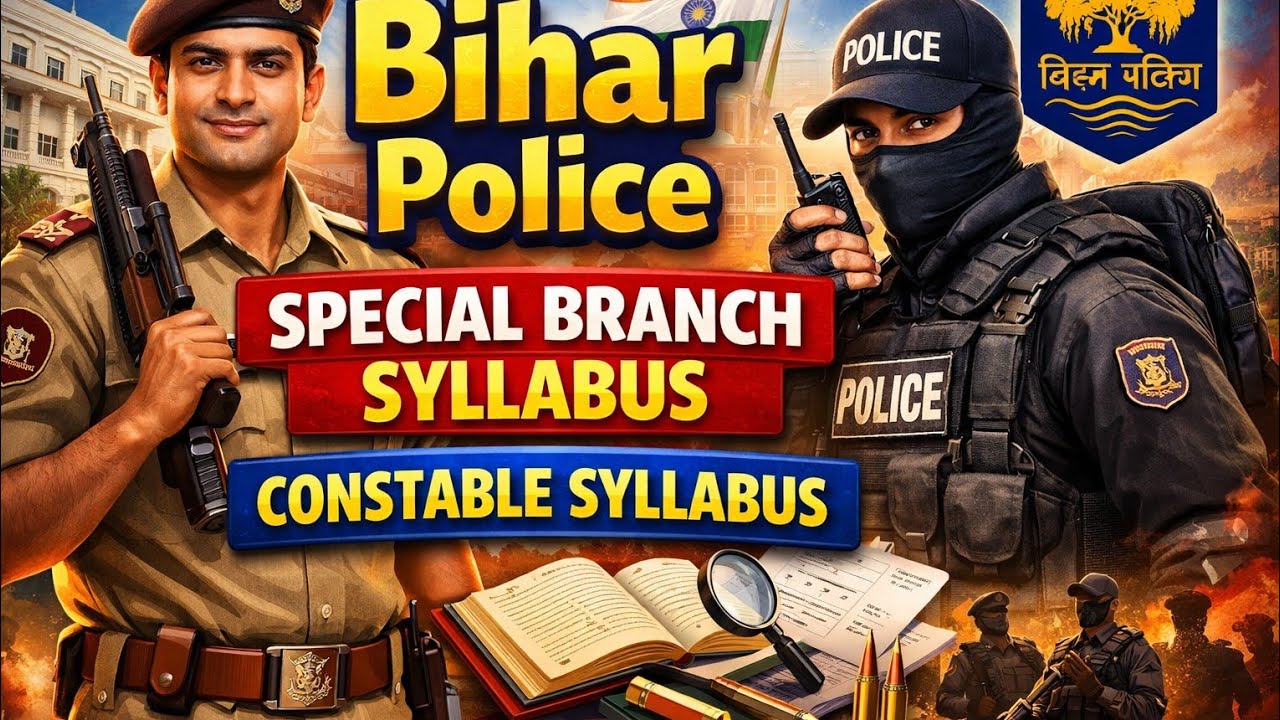 Bihar police special branch syllabus and Bihar police constable syllabus @resultpathshala 