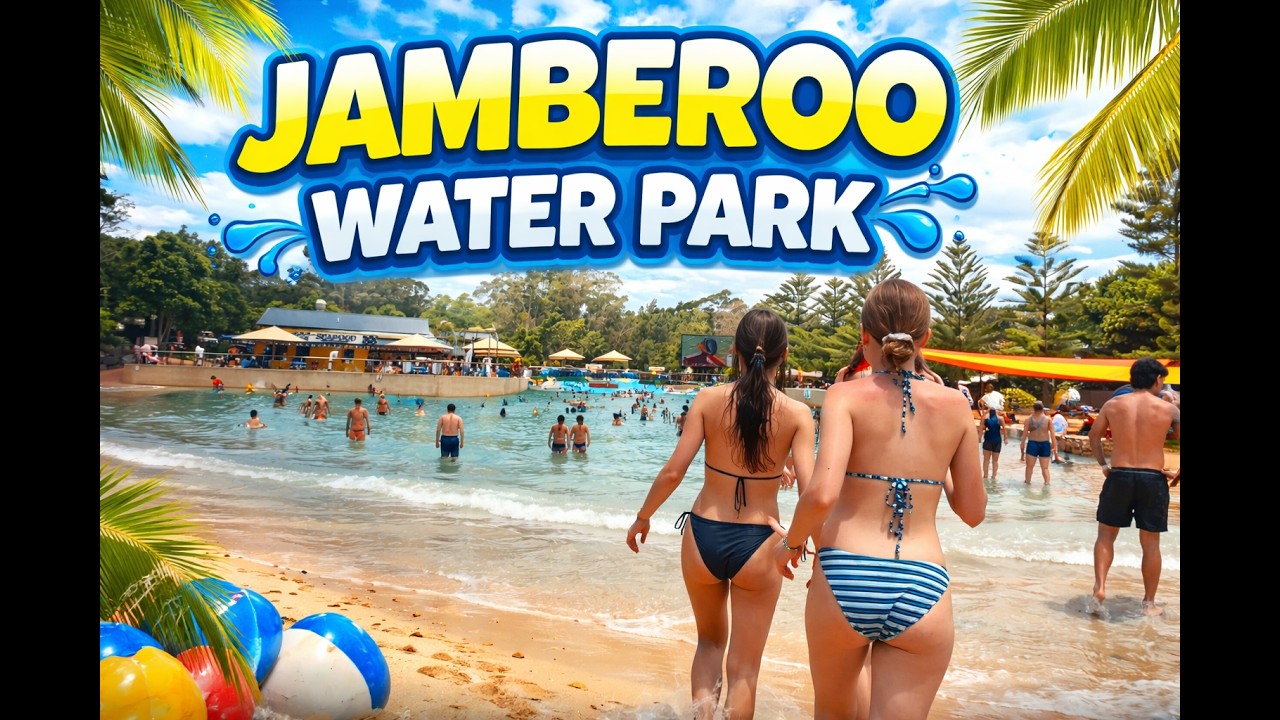 Jamberoo Water Park Walk | Relaxing Day in Australia 🇦🇺 🦘