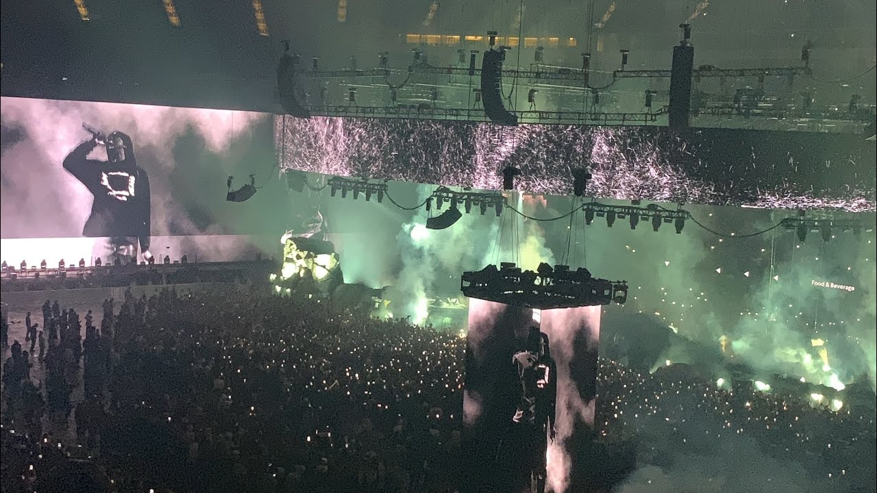 TRAVIS SCOTT and PLAYBOI CARTI PERFORM FEIN , 2023 Sofi Los Angeles