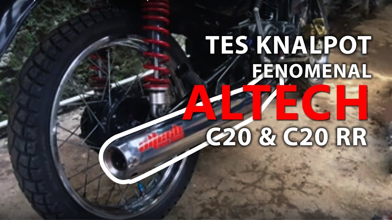 Knalpot Altech C20RR VS Knalpot standar RX-King
