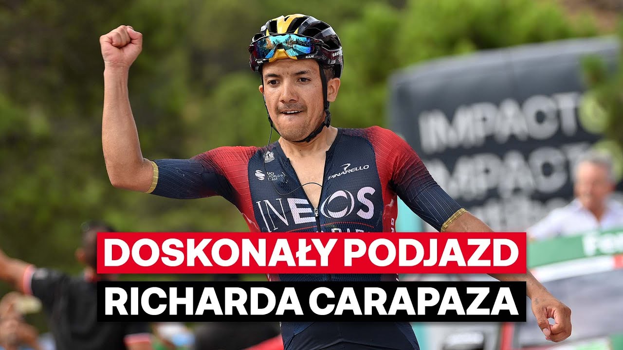 Richard Carapaz po wspaniale rozegranym podjeździe triumfował na 12. etapie Vuelta a Espana