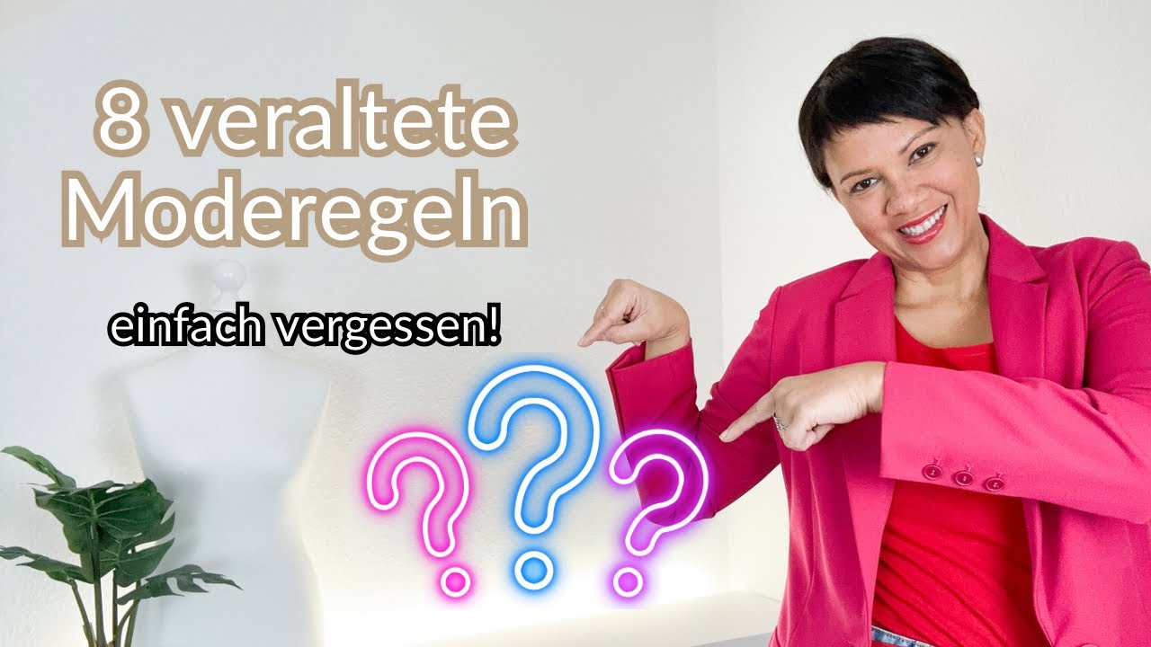 8 Mode-Regeln die heute nicht mehr gelten