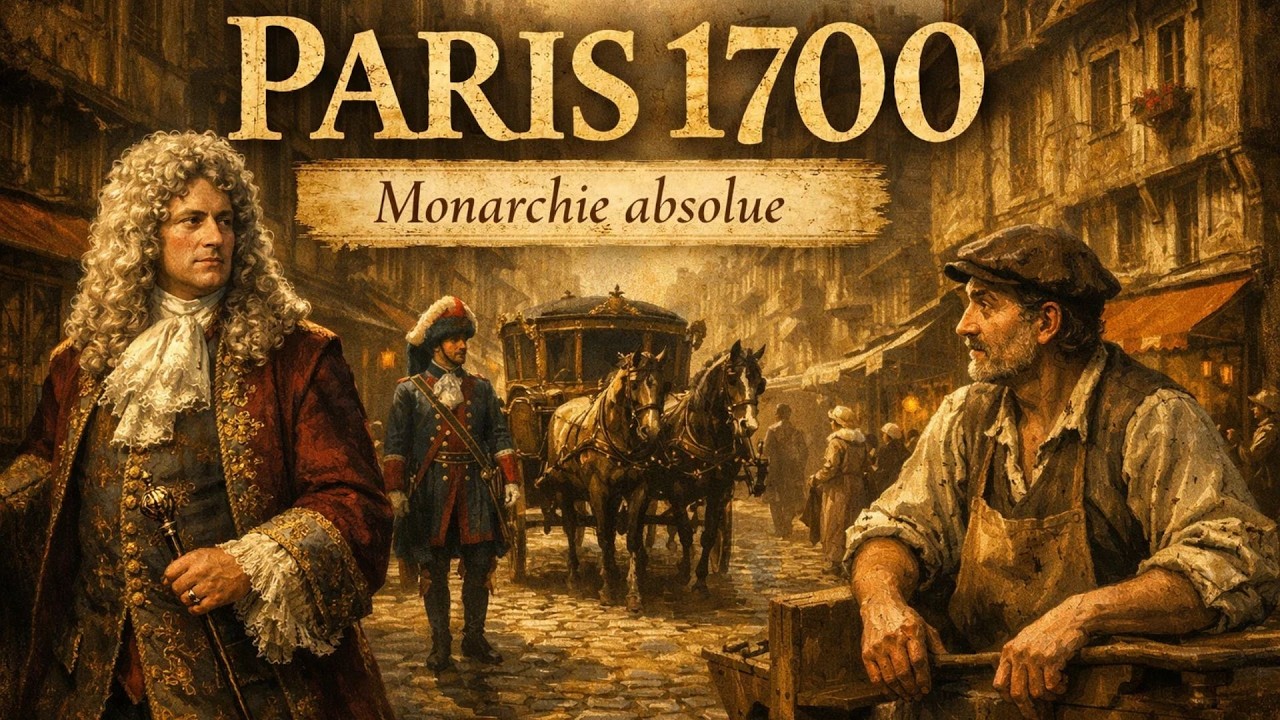 Comment vivait-on à Paris sous la monarchie absolue (1700)