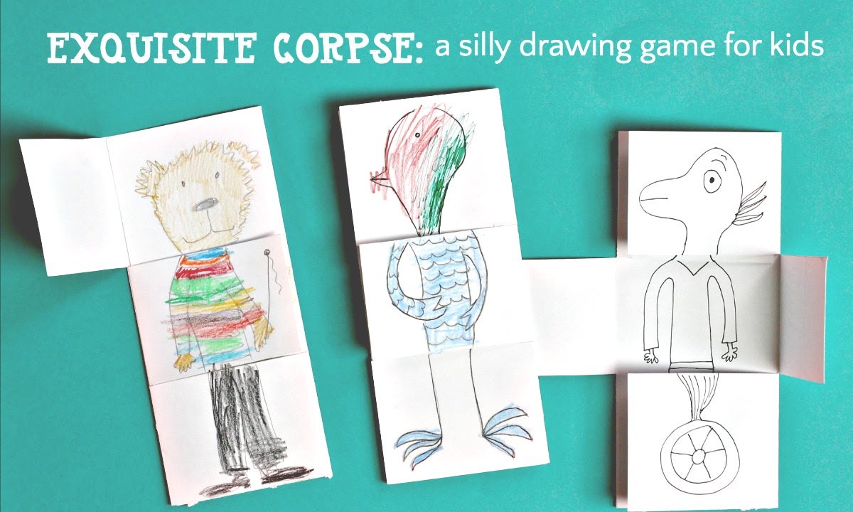 Drawing Game for Kids: Exquisite Corpse