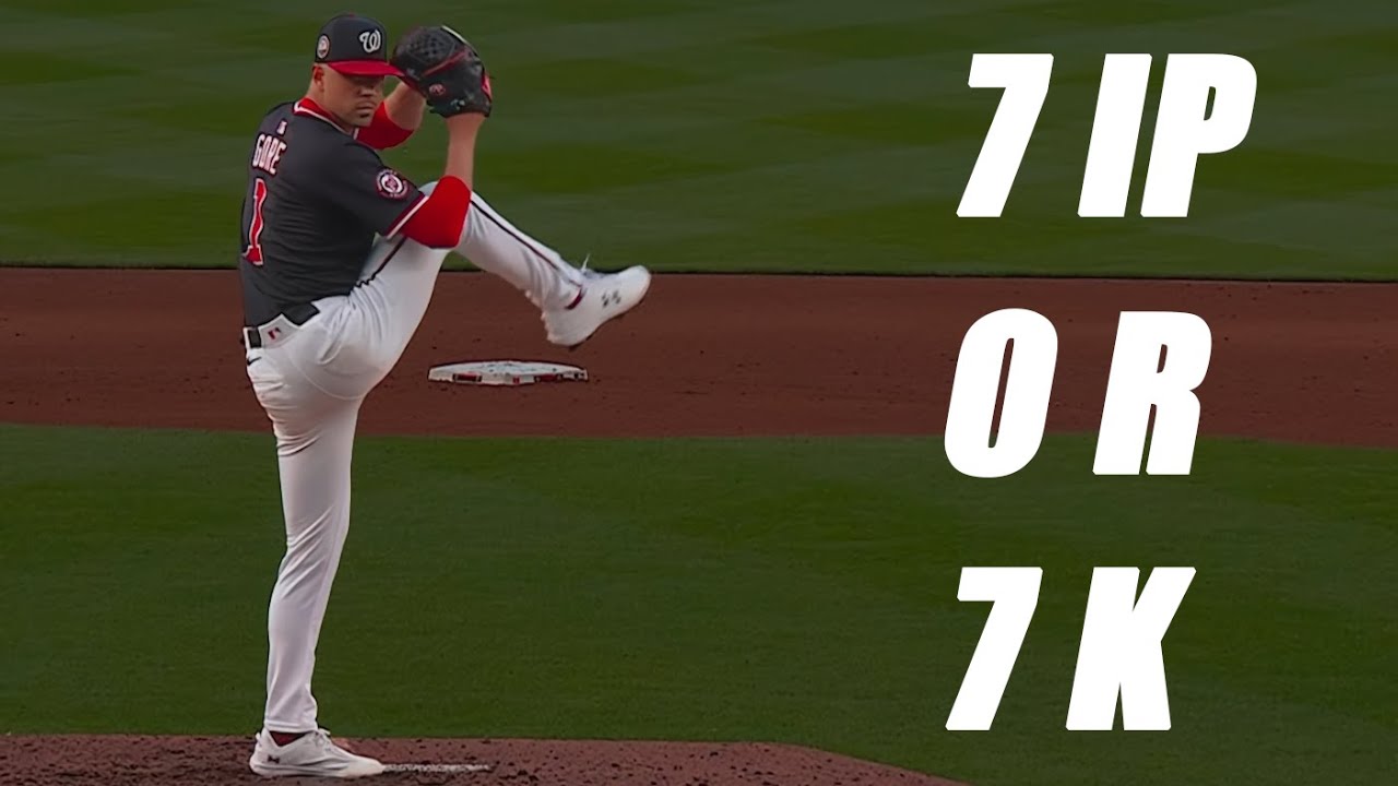Mackenzie Gore Throws 7 Shutout Innings with 7 K vs Cubs