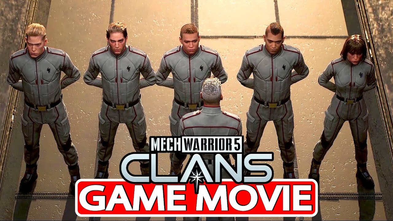 MECHWARRIOR 5 CLANS Game Movie [CUTSCENES ONLY]