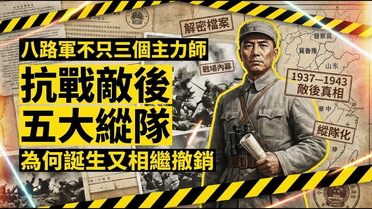 八路軍不只三個主力師：抗戰敵後「五大縱隊」為何誕生又相繼撤銷？