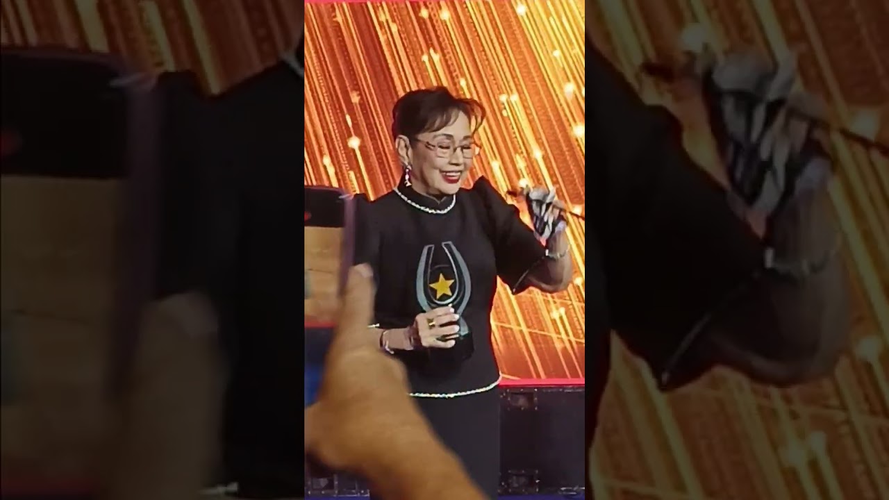Vilma Santos wins Best Actress in the 41st PMPC Star Awards for MOVIES