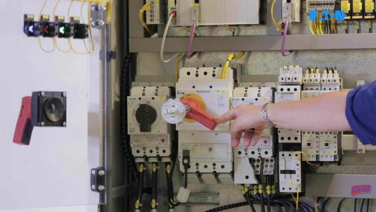 Main Disconnect Switch with Rotary Handles