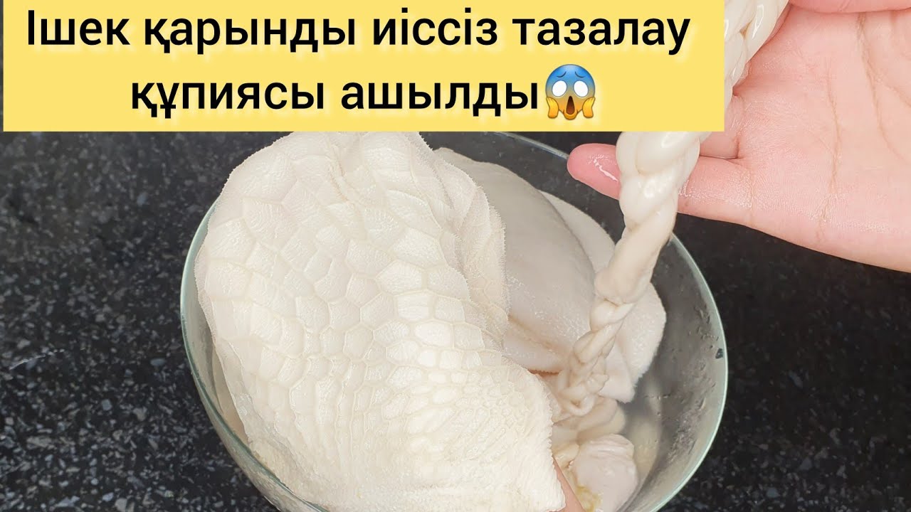 Ішек-қарын тазалау.10 минутта иіссіз тазалау құпиясы😱 Оңай әдіс.Чистим требуху. cleaning the tripe.