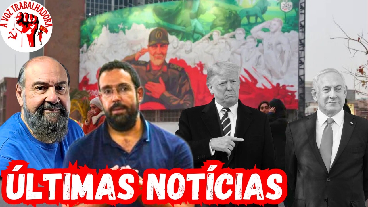GUERRA NO IRÃ - DEBATES VOZ TRABALHADORA com Lejeune Mirhan e Bruno Lima Rocha