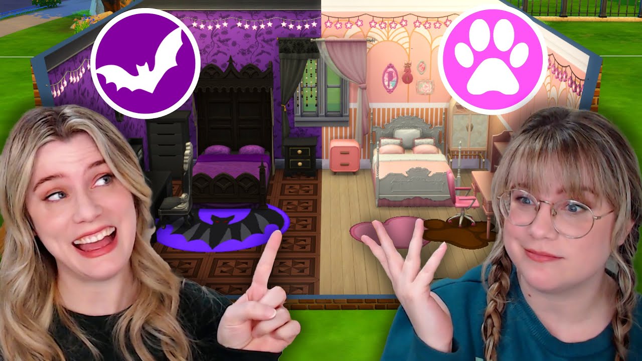 every dorm room is a different OCCULT in the sims 4 | Part 2