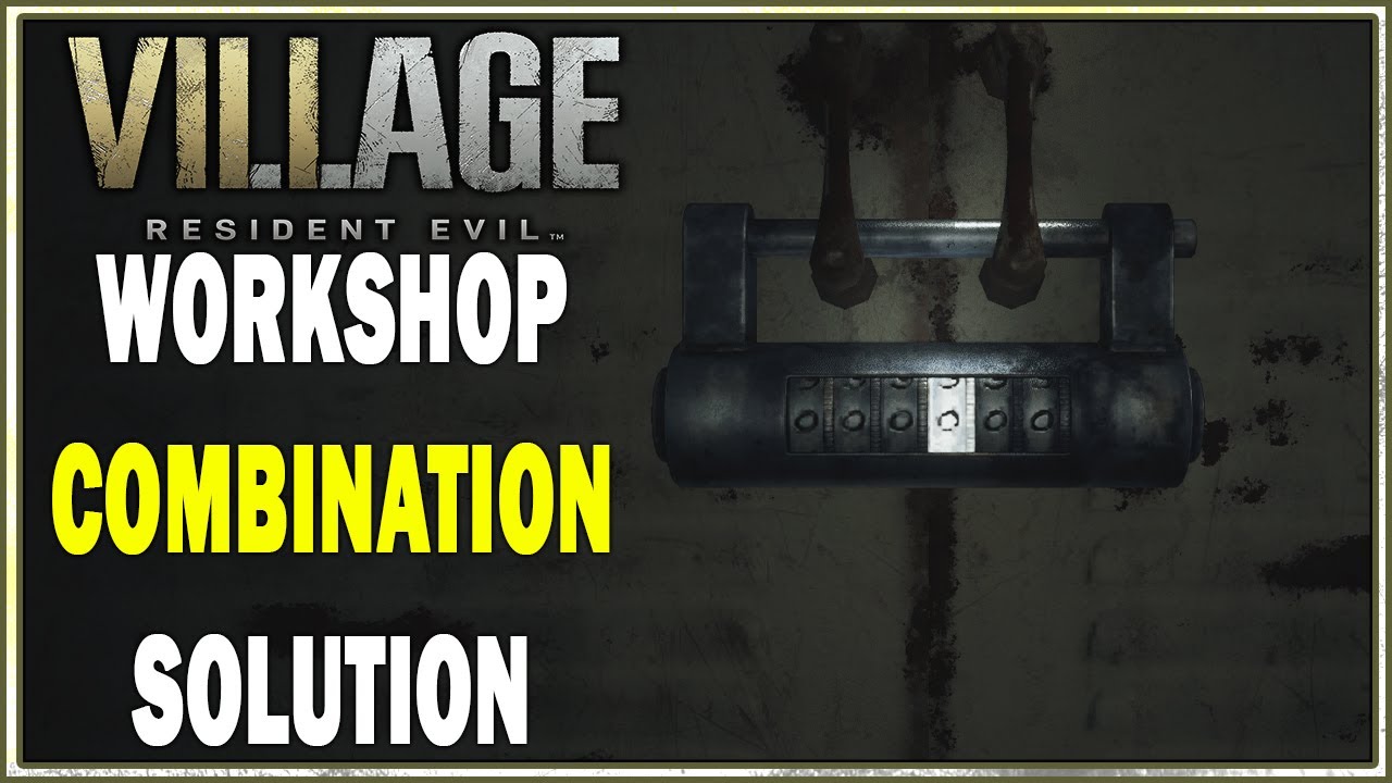 Resident Evil Village - Workshop Lock Combination Guide (How to Unlock the Combination in Workshop)