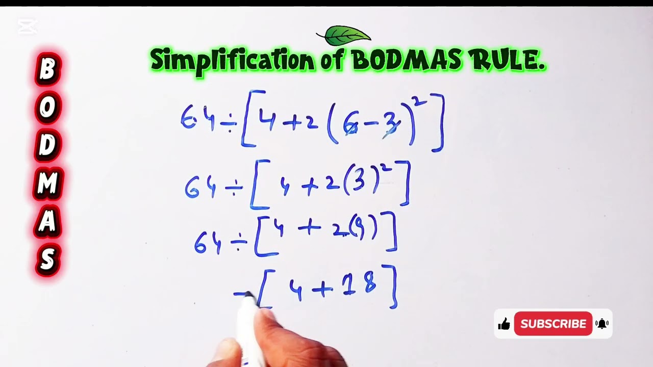 THE TRUTH About BODMAS SIMPLIFICATION EXPOSED !\BODMAS Rule  |  Maths | bodmas rule | bodmas maths