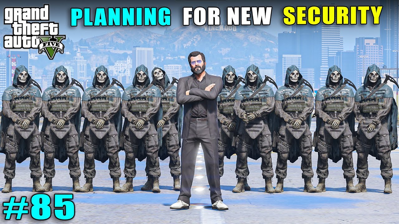 MICHAEL PLANNING FOR NEW POWERFUL SECURITY | GTA V GAMEPLAY