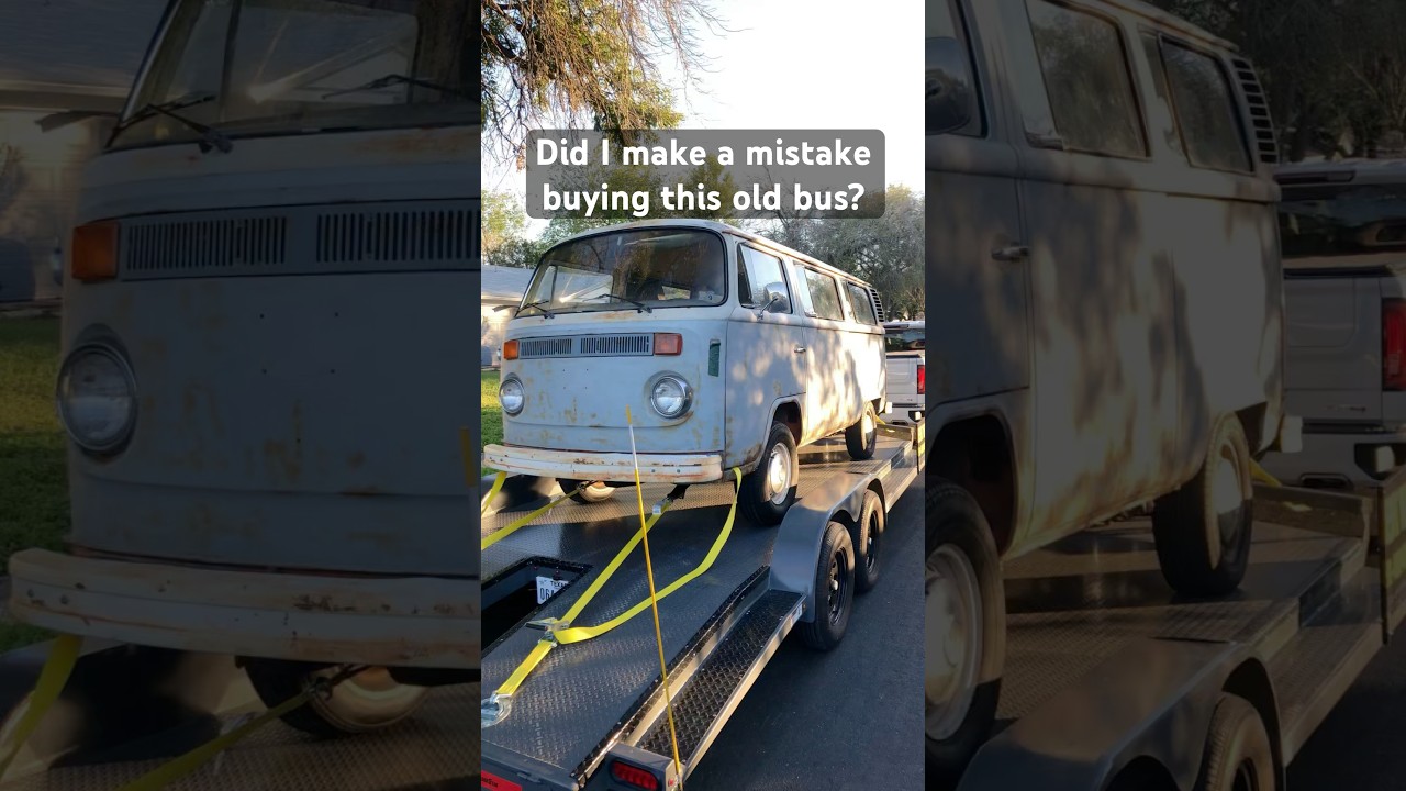 Week 1: Restoring a classic VW Bus in my home garage #vintagevw #vwrestoration #vwbus