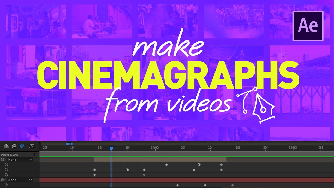 💬 Создавайте АНИМИРОВАННЫЕ фотографии (СИНЕМАГРАФИИ) в After Effects | УЧЕБНОЕ ПОСОБИЕ AE | Откро...