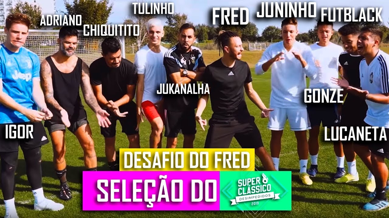 Desafio com os MELHORES jogadores do YOUTUBE!