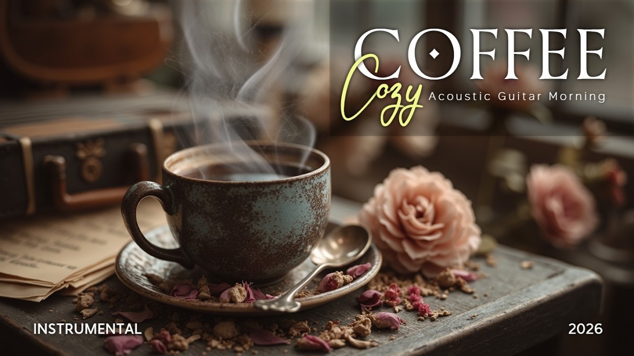 Morning coffee guitar | Relaxing acoustic guitar instrumental for cozy morning study vibe