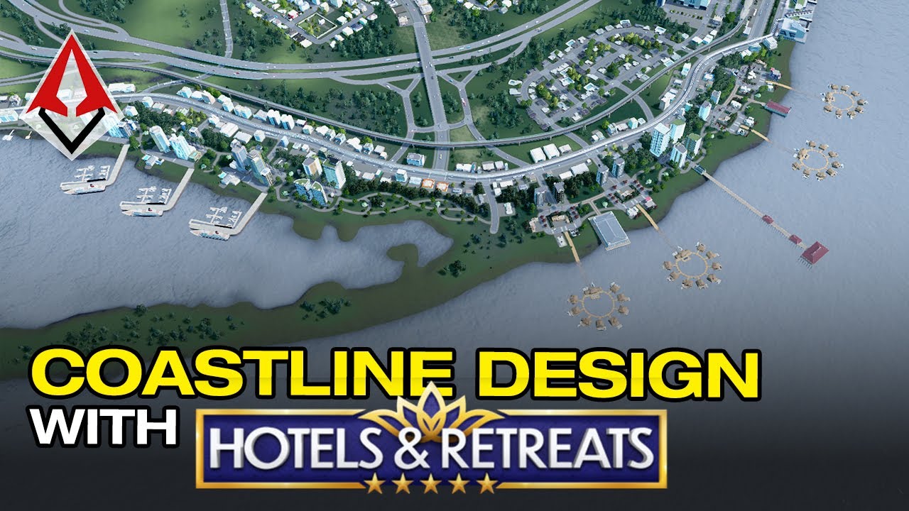 Coastline Design with Hotels and Retreats and more in Hilly Strait City Ep 11