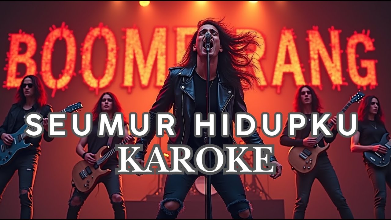 SEUMUR HIDUPKU - BOOMERANG | KAROKE VERSI ROCK MODERN