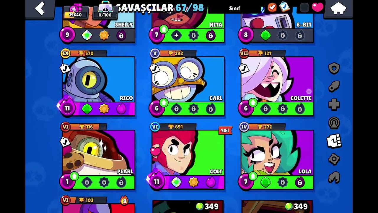 Brawl Stars. but if I die. I pick the character that killed me