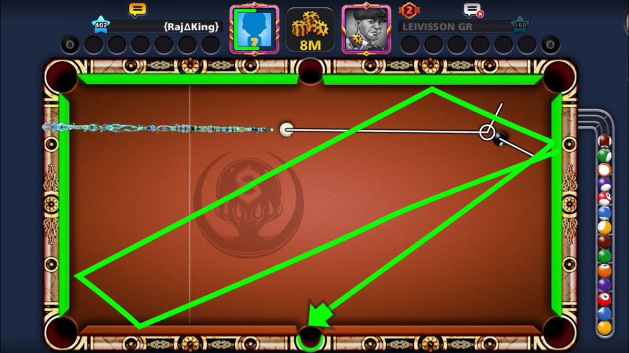 Trickshot 😮#8ballpool #Gaming 