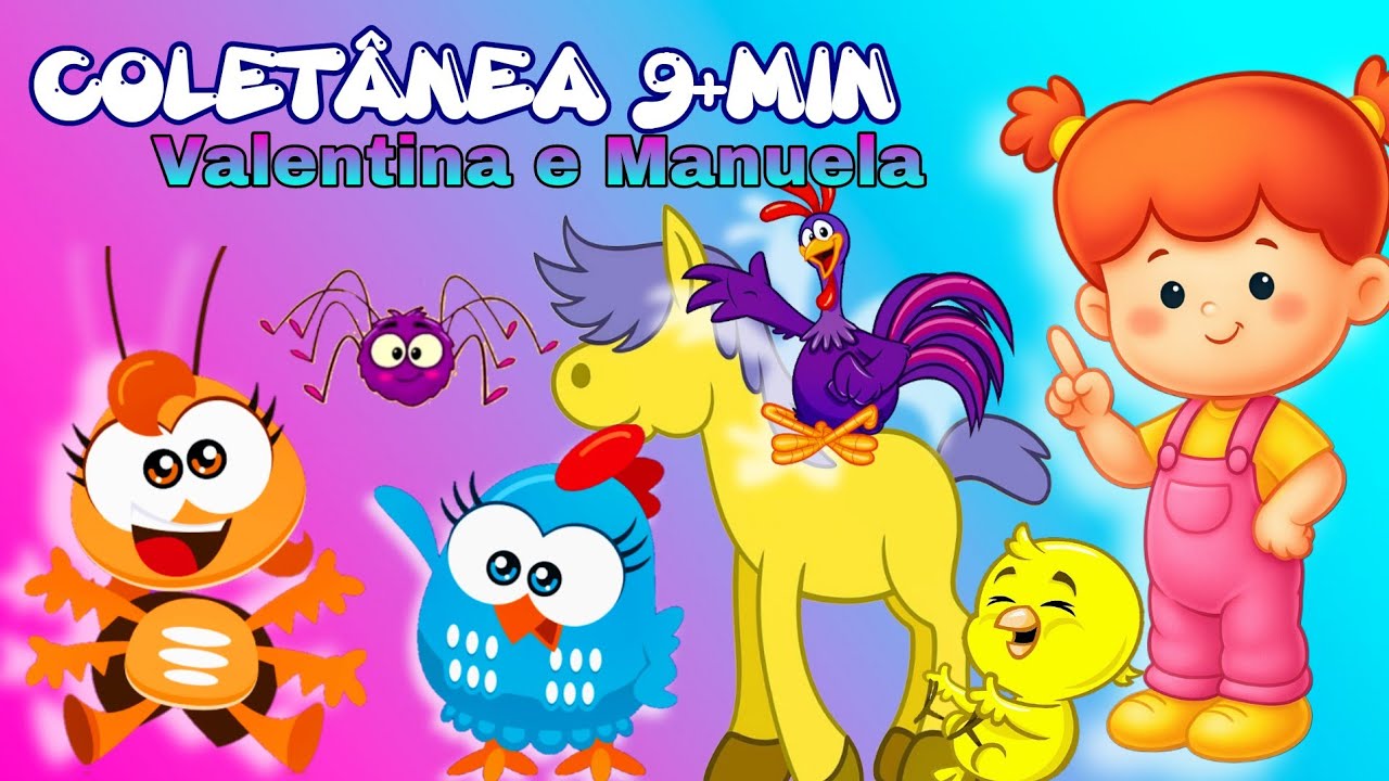Coletânea Galinha Pintadinha/Fui Morar Numa Casinha/Maratona de música infantil/A Barata diz que tem