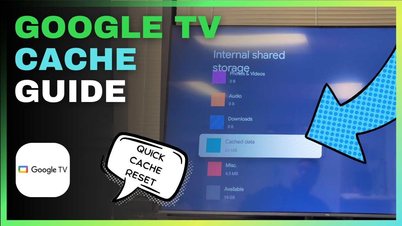 Как очистить кэш приложения на Google TV