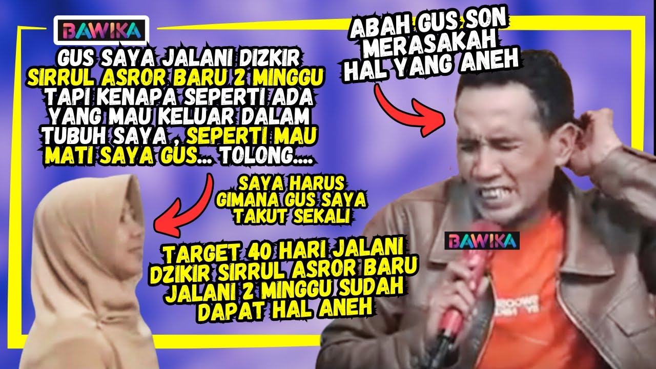 🔥KISAH NYATA‼️ JAMAAH TAKUT MENJALANI DZIKIR SIRRUL ASROR‼️ PENJELASAN GUS MUKHLASON ROSYID TERBARU