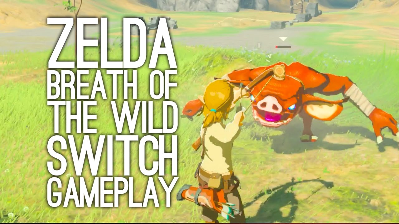 Zelda: Breath of the Wild Nintendo Switch Gameplay: Let's Play Legend of Zelda: Breath of the Wild
