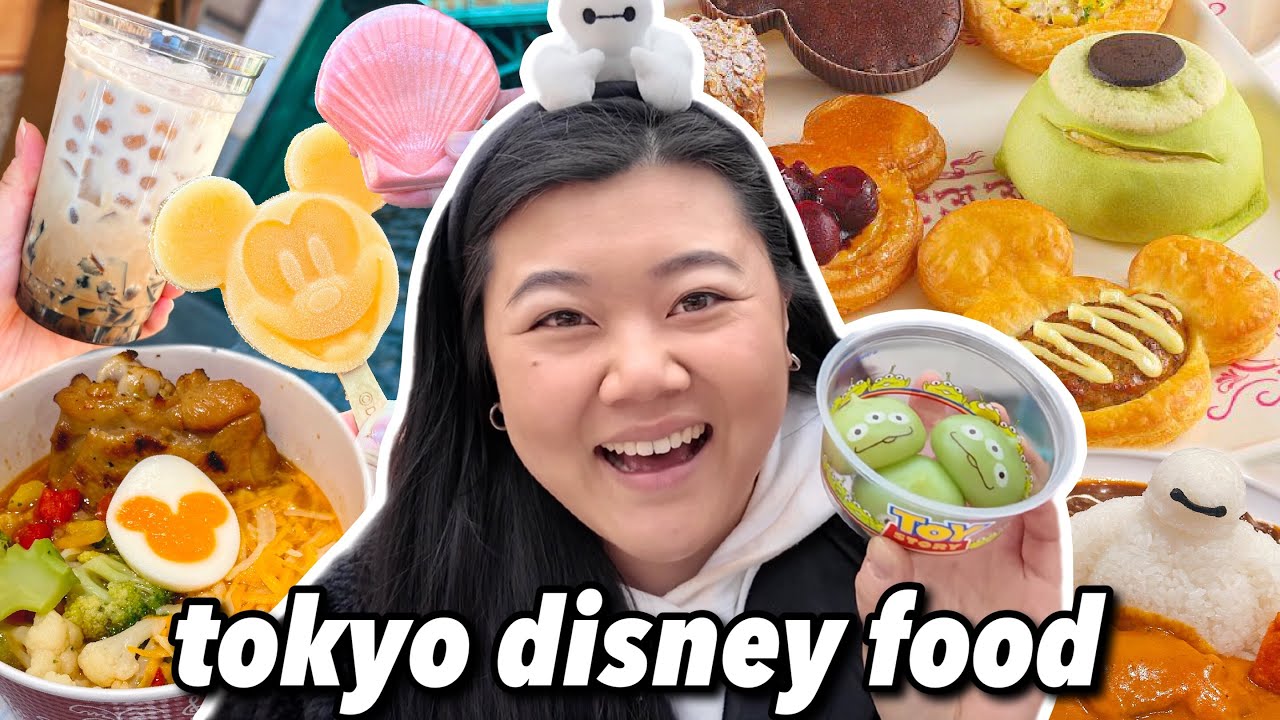 What to Eat at TOKYO DISNEY! Disneyland & DisneySea FOOD TOUR