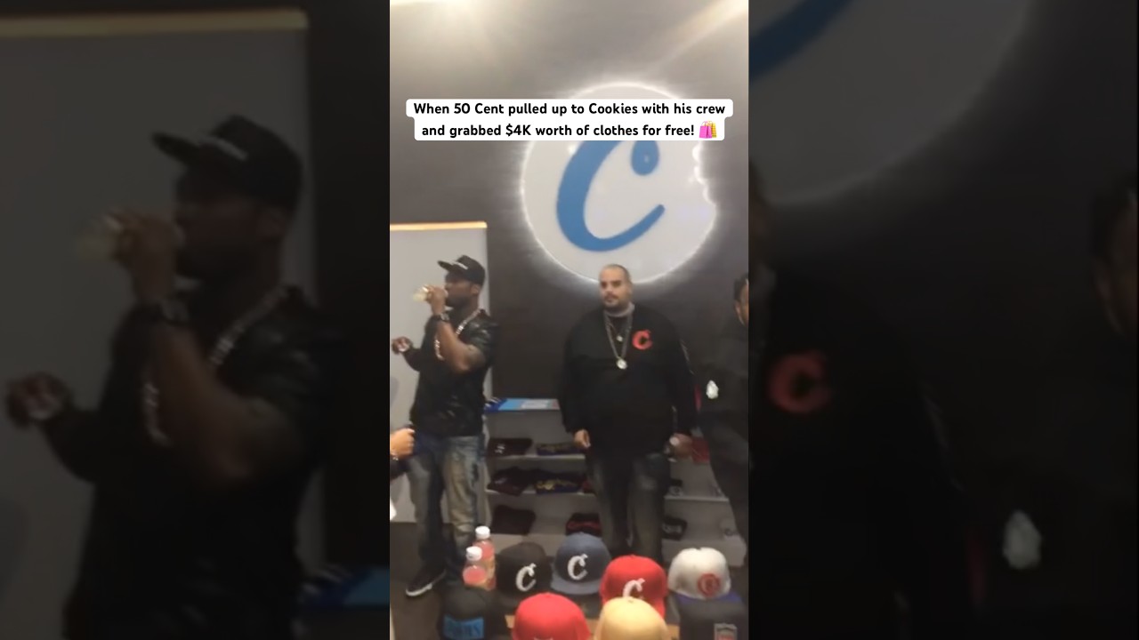 50 Cent в магазине одежды Cookies