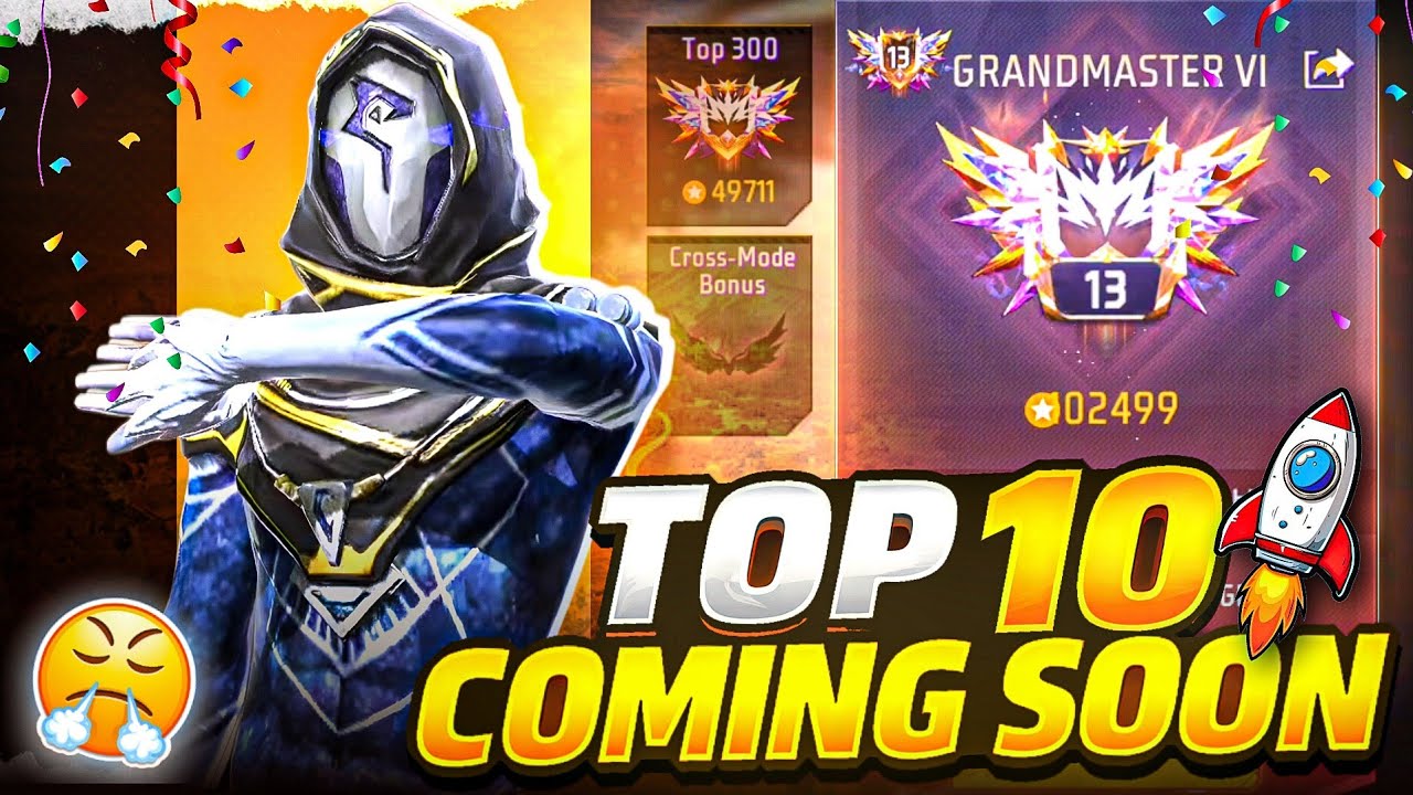 Region Top 10 Coming Soon 🔥| Grandmaster Top 1 Pushing