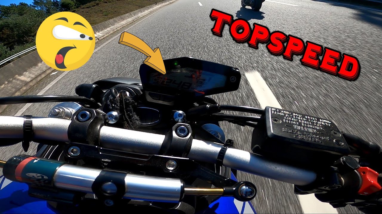 Top Speed Yamaha MT09 SEM GOTA 🤦‍♂️🤣🥵 
